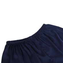 Load image into Gallery viewer, Navy pajama shorts