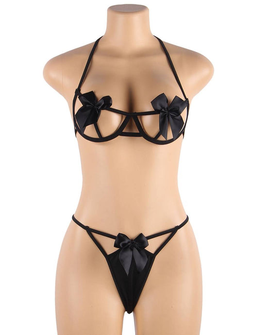 'Bow Tied' Bra and Panty Set