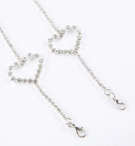 Adjustable heart diamond straps 